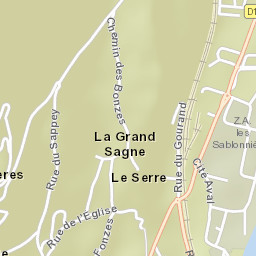 French Alps Street Map
