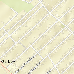 Comuna Gârbovi Street Map
