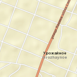 Urozhaynoye Street Map