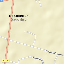 Badovinci Street Map