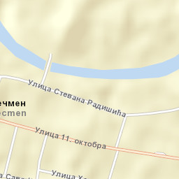 Bečmen Street Map