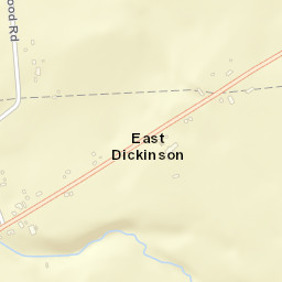 East Dickinson New York Street Map