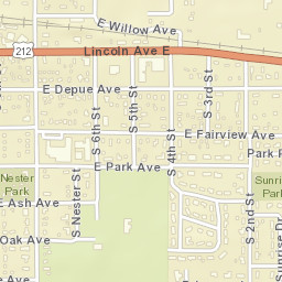 450-498 East Lincoln Avenue, Olivia, MN  Street Map