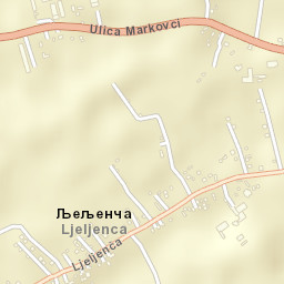 Bijeljina Street Map