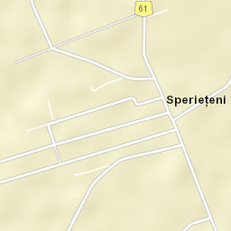 Speriețeni Street Map