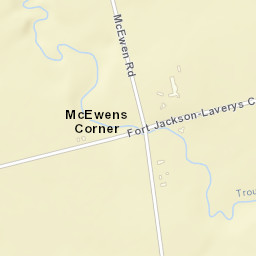 McEwens Corner New York Street Map