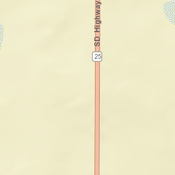 SD-25 Willow Lake SD 57278 Street Map