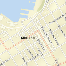 Midland Street Map