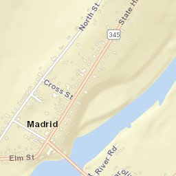 Madrid New York Street Map