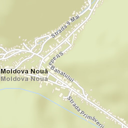 Moldova Nouă Street Map