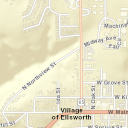 405 West Main Street, Ellsworth, WI 54011 Street Map