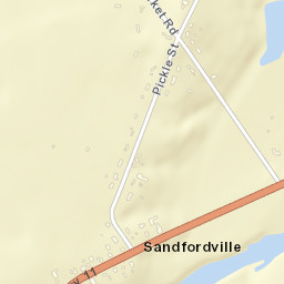 Sandfordville New York Street Map