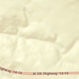 US-16 Arvada WY 82831 America Street Map