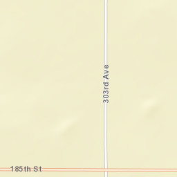 30301-30397 185th St, Onida, SD 57564 Street Map