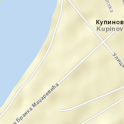 Kupinovo Street Map