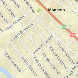 Comuna Manasia Street Map