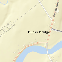 Bucks Bridge New York Street Map