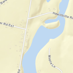 Hewittville New York Street Map