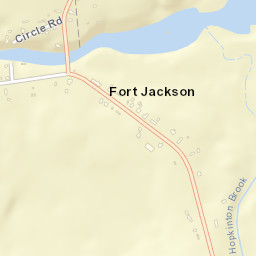 Fort Jackson New York Street Map