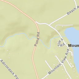 Mountain View New York Street Map