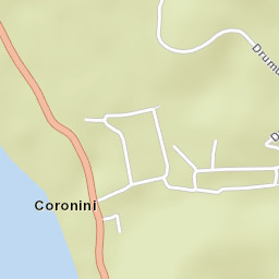 Coronini Street Map
