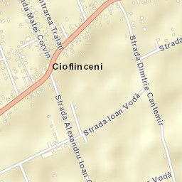 Ciofliceni Street Map