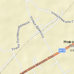 Novo Selo Street Map