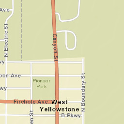 265 U.S. 20 West Yellowstone MT Street Map