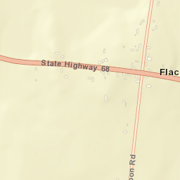 Flackville New York Street Map