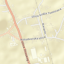 Perušić Street Map