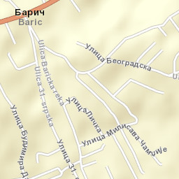 Barič Street Map