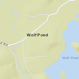 Wolf Pond New York Street Map