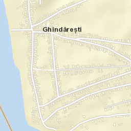 Comuna Ghindăreşti Street Map