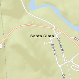 Santa Clara New York Street Map