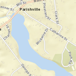Parishville New York Street Map