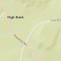 High Bank New York Street Map
