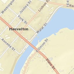 Heuvelton New York Street Map