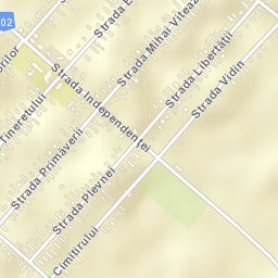 Comuna Roşiori Street Map