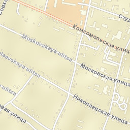 Spasskoye Street Map
