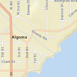 620 Lake St, Algoma, WI 54201 Street Map