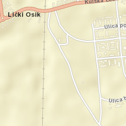 Lički Osik Street Map