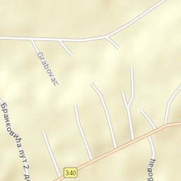 Grabovac Street Map