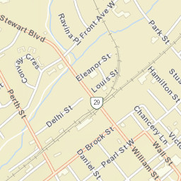 Brockville Street Map