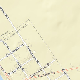 Rensselaer Falls New York Street Map