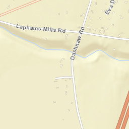 Laphams Mills New York Street Map