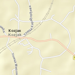 Kozjak Street Map