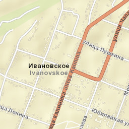 Ivanovskoye Street Map