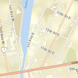 Owen Sound Street Map