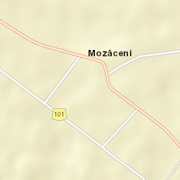 Mozăceni Street Map