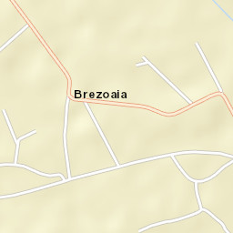 Comuna Brezoaele Street Map